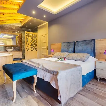 Ege Stone Korunakli Ve Isitmali Havuz Jakuzi Villa Fethiye
