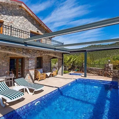 Villa Ege Stone Korunakli Ve Isitmali Havuz Jakuzi